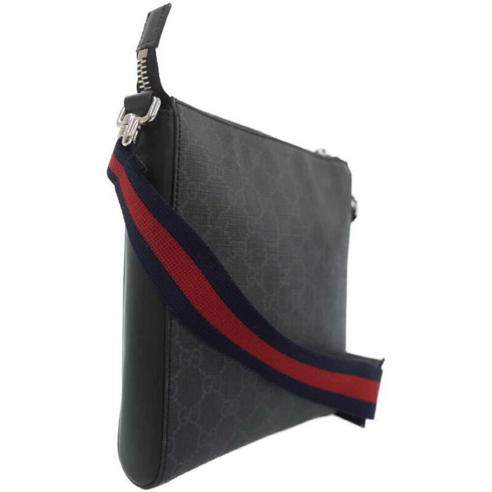 GUCCI GG Supreme Messenger Crossbody Bag Shoulder Black - Picture 2 of 9